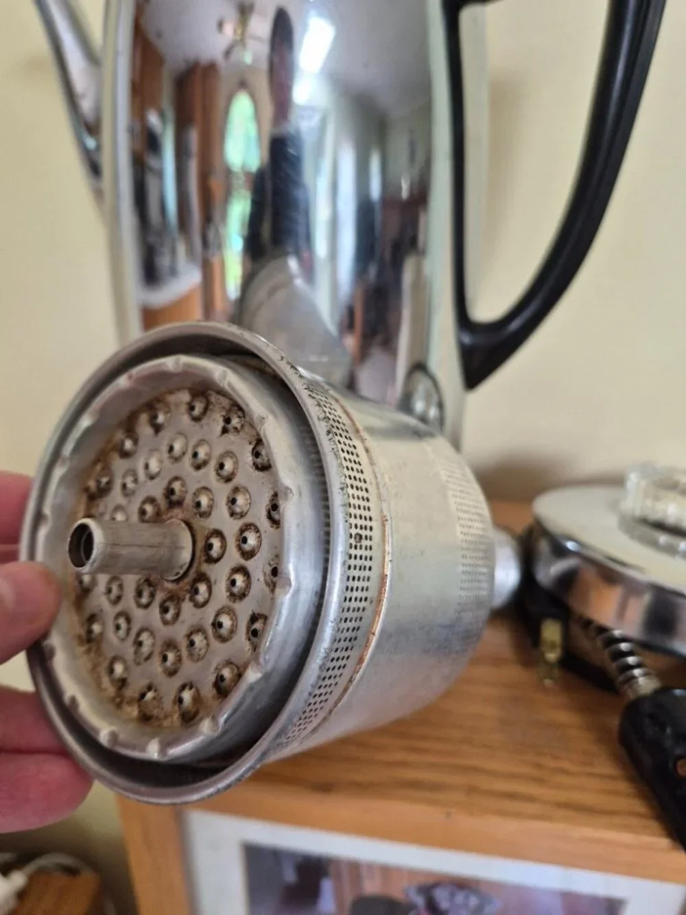 Vintage Universal Coffeematic Chrome Electric Percolator